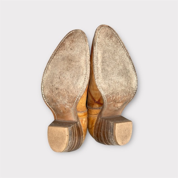 Vintage Leather Miss Capezio Country Western Cowgirl Boots size W7.5 - Picture 5 of 10